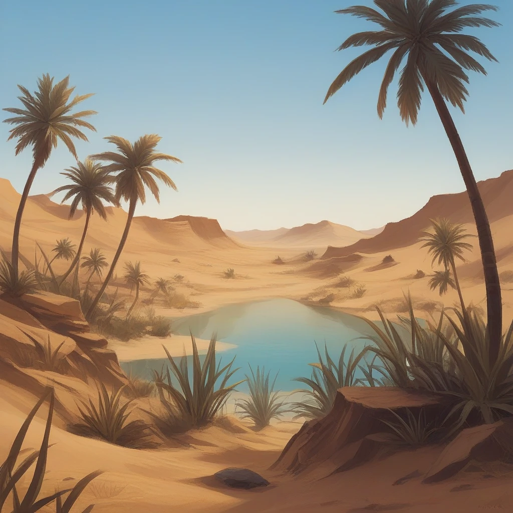 score_9, score_8_up, score_7_up, score_6_up, score_5_up, score_4_up, zPDXL2,source_anime,rating_questionable,0.4asis, Desert, Oasis, Lake, Grass, Palm Trees, Scenery <lora:Desert_Oasis:0.4>