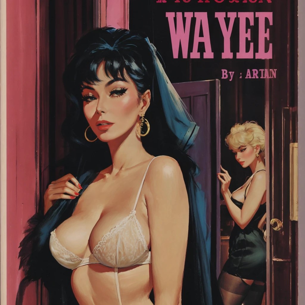 Lesbian Pulp Fiction Art Lora v1.0