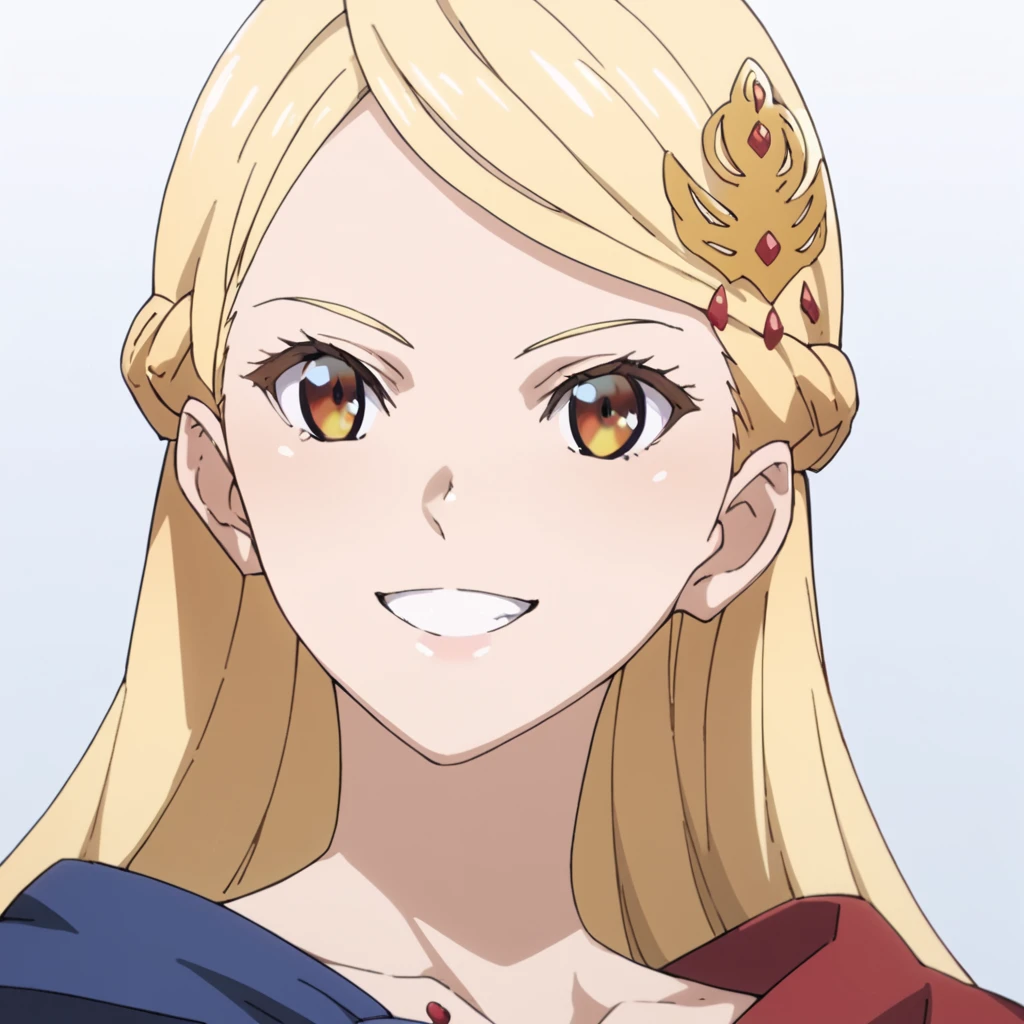 score_9, score_8_up, score_7_up, score_6_up, score_5_up, score_4_up, source_anime,  Yuriarna, blonde hair, , smile, portrait