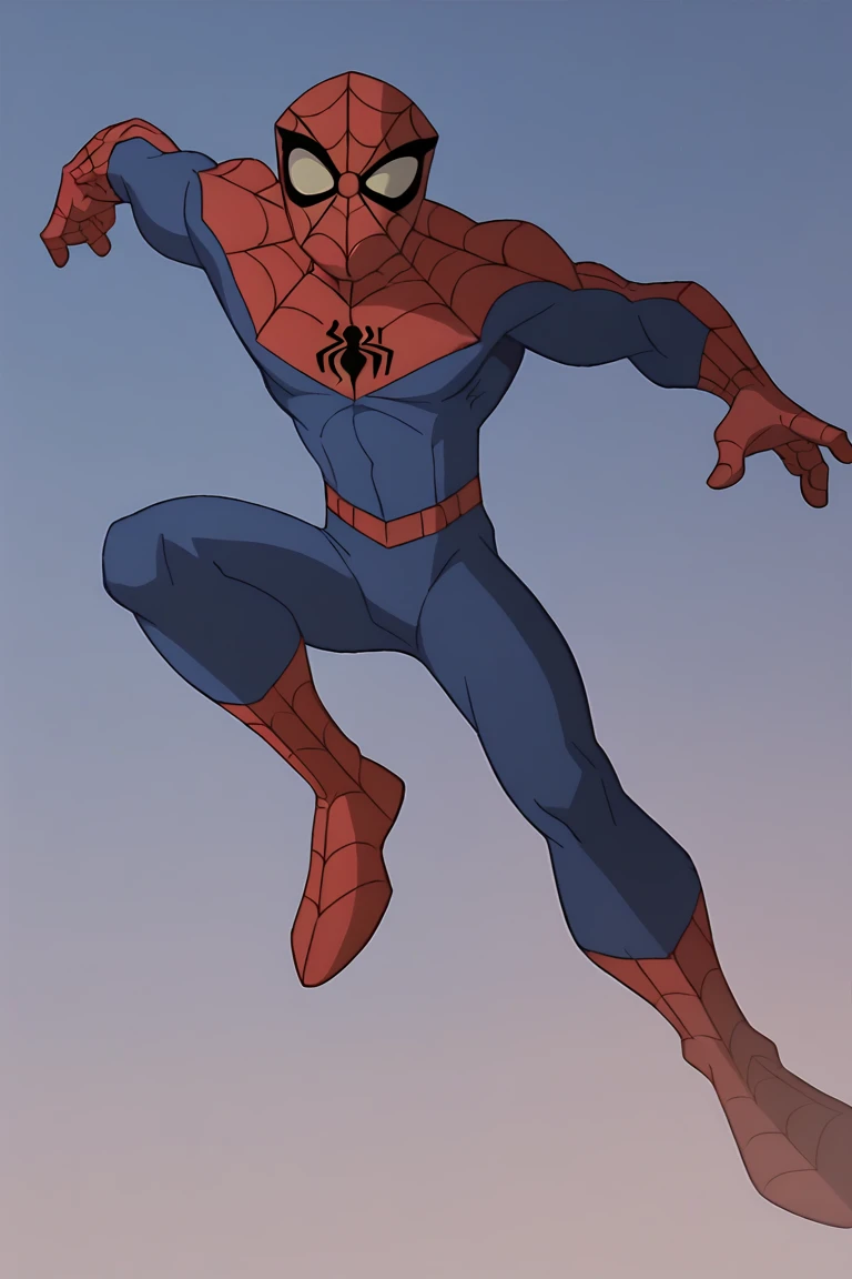 score_9, score_8_up, score_7_up, score_6_up, SpecStyle, SpecSpiderMan, 1boy, mask, solo, superhero, male focus, parody, blue bodysuit, bodysuit, spider-man, spider web print, red bodysuit, blurry<lora:EMS-445051-EMS:1.000000>