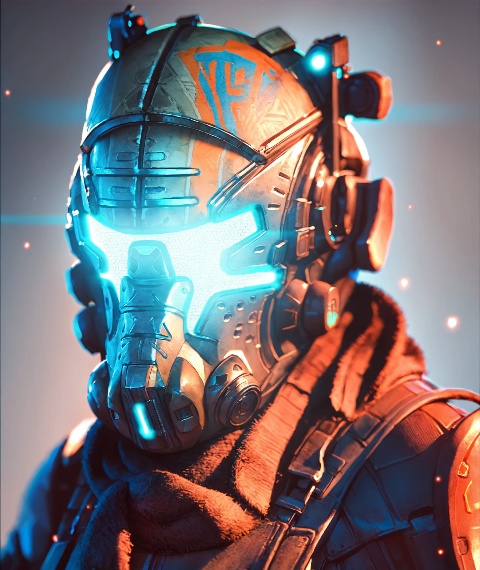 score_9,score_8_up,score_7_up,  <lora:JackCooper&BT-7274-000020:1>,jack_cooper, solo, glowing, scarf, helmet, science fiction, black scarf, artist name, 1boy, glowing eyes, blue eyes, portrait, male focus, assault visor