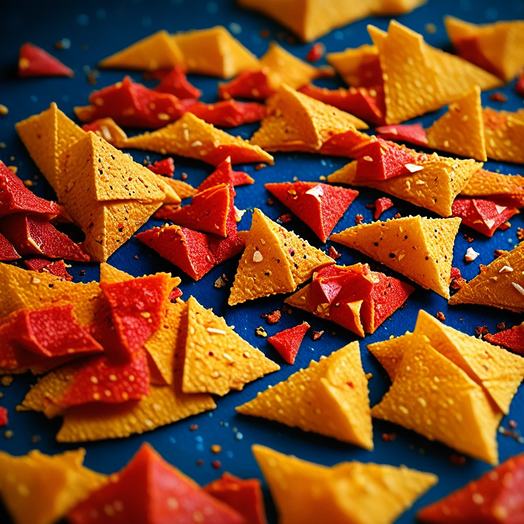 envelope, strawberry, realistic, pastry, crystal, blue background, abstract, fruit, origami, pepper, star (sky), depth of field, food focus, bone