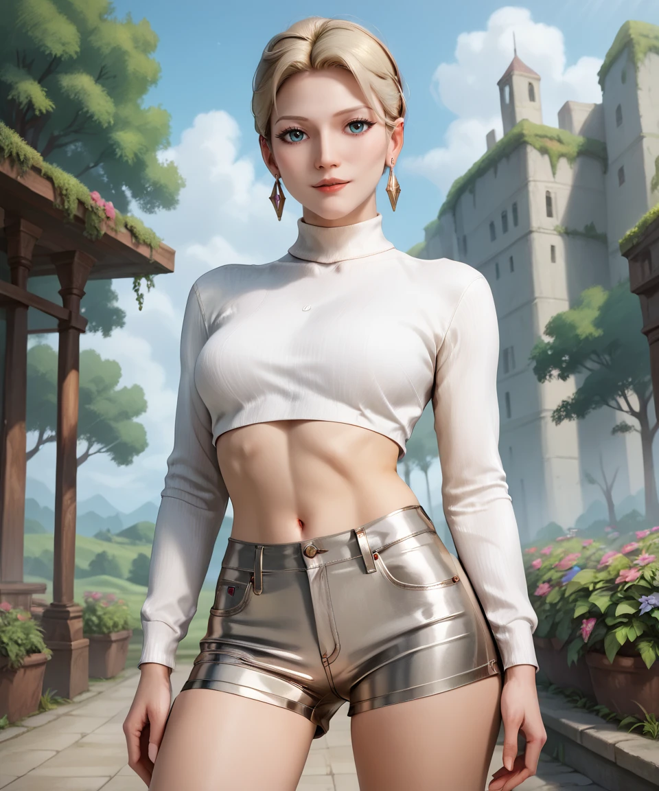 sss,stainless steels shorts,stainless steel texture,
score_9,score_8_up,score_7_up,
1girl,solo,best quality,highres,masterpiece,
outdoors,cowboy shot,
<lora:stainless steels shorts pony-000002:1>,
facing viewer,looking at viewer,
<lora:Pony self01:0.7>,