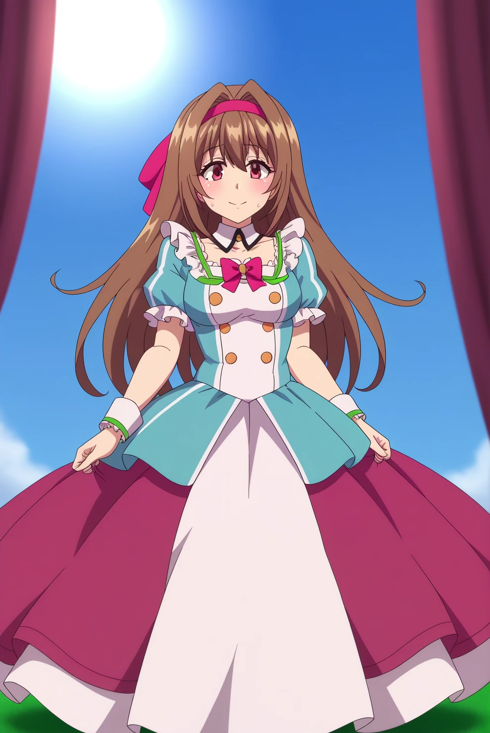 Keyaru trap, dress, rating_all <lora:Kaifuku_Jutsushi_no_Yarinaoshi-Keyaru-PDXL:0.8>