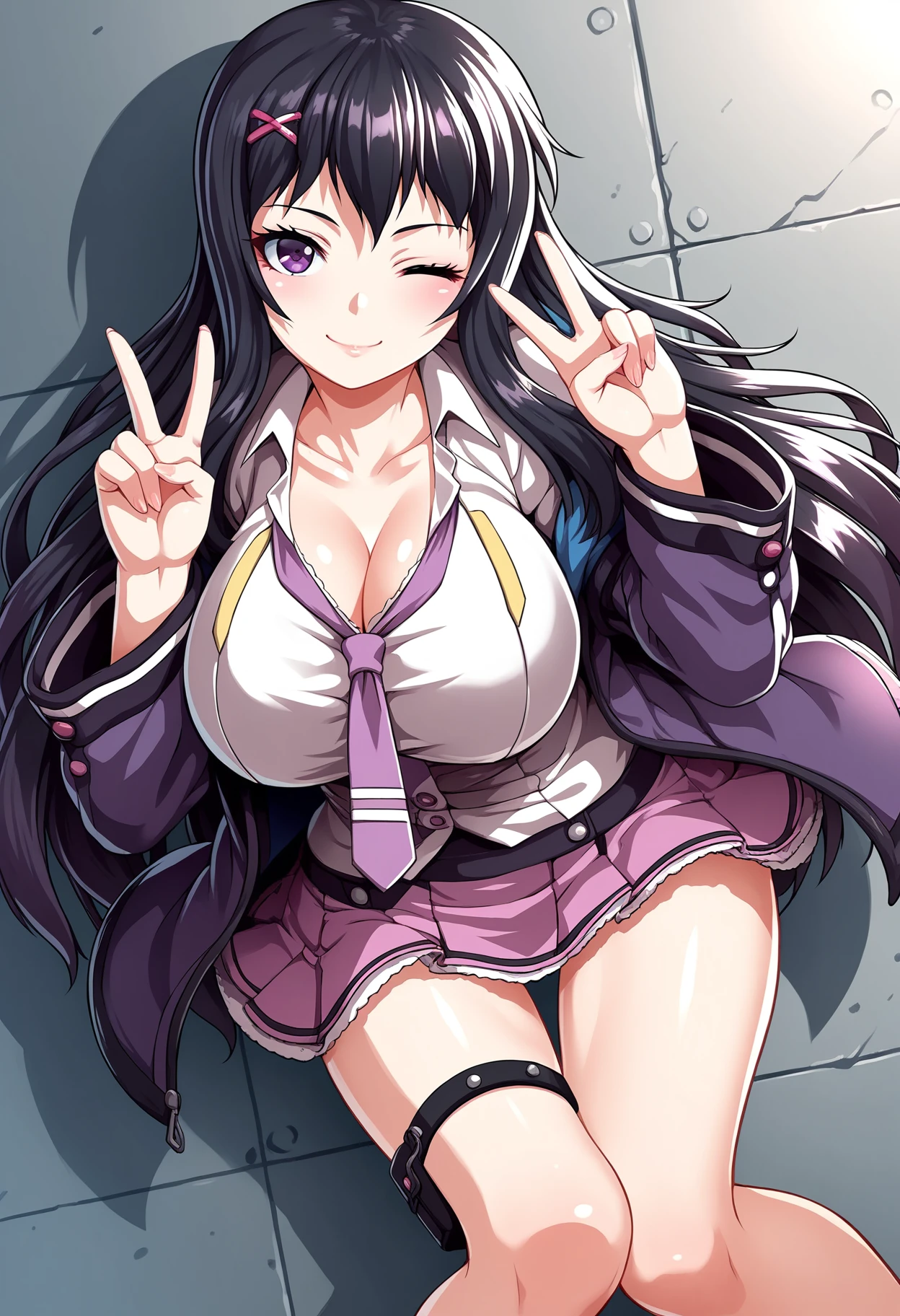 Kamiyashiro Mei-神八代 冥無黒 from Samurai Vandalism v1.0