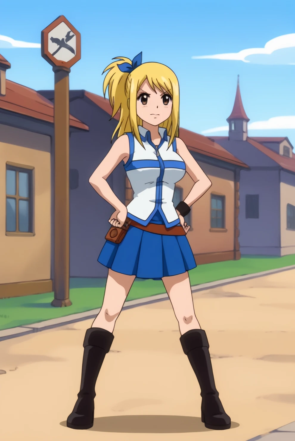 Lucy Heartfilia, x784 outfit <lora:Commission_Fairy_Tail-Lucy_Heartfilia-PDXL:0.8>