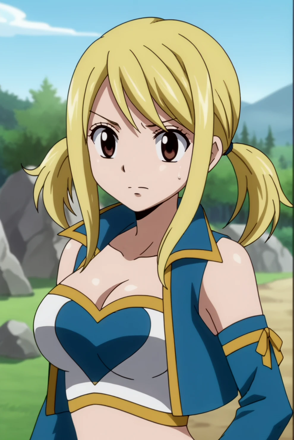 Lucy Heartfilia, season 5 outfit <lora:Commission_Fairy_Tail-Lucy_Heartfilia-PDXL:0.8>