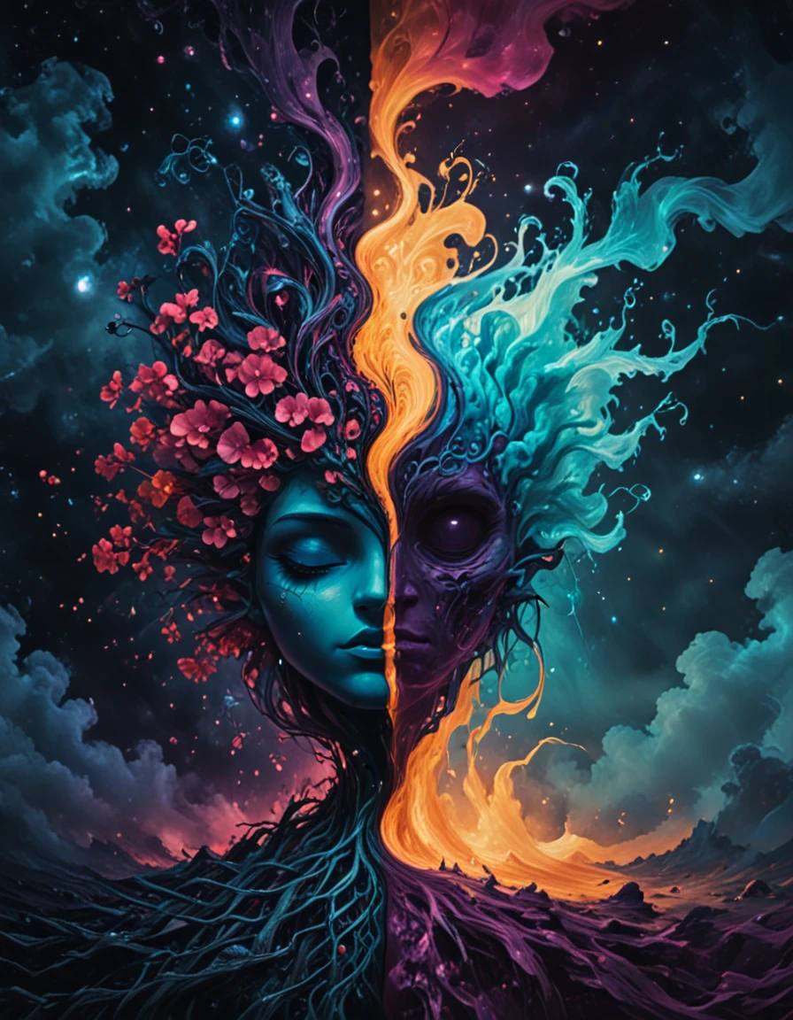 novuschroma69 split dichotomy ambient music <lora:novuschroma69 split:1.35> <lora:sdxl_lightning_8step_lora:1> <lora:FaeTastic Details:1>