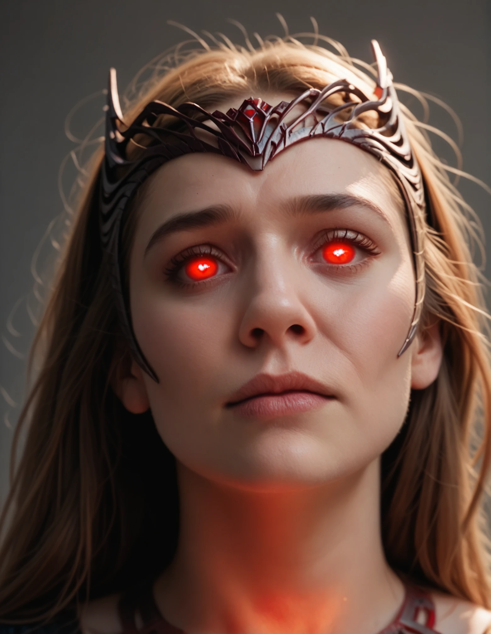 <lora:Scarlet_WitchV2:0.7> sc4rlet, female, face closeup, hyper detailed face image, red glowing eyes, tiara, closed mouth, score_9, score_8_up, score_7_up, score_6_up, insanely detailed, beautiful detailed face,beautiful detailed eyes, masterpiece, best quality