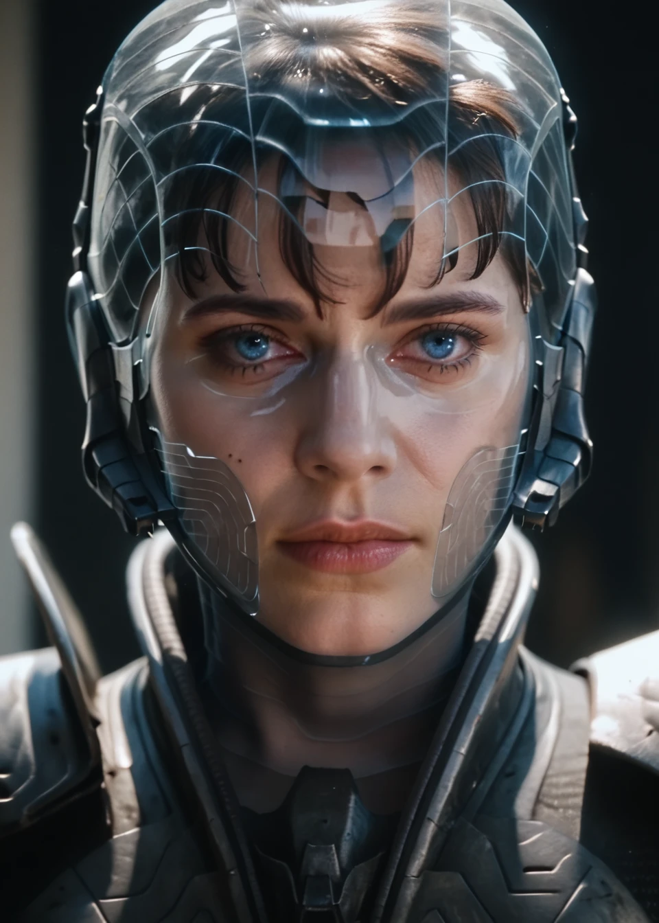 <lora:Faora:1> faora, portrait, short hair, blue eyes, helmet, closed mouth, score_9, score_8_up, score_7_up, score_6_up, insanely detailed, beautiful detailed face,beautiful detailed eyes, masterpiece, best quality