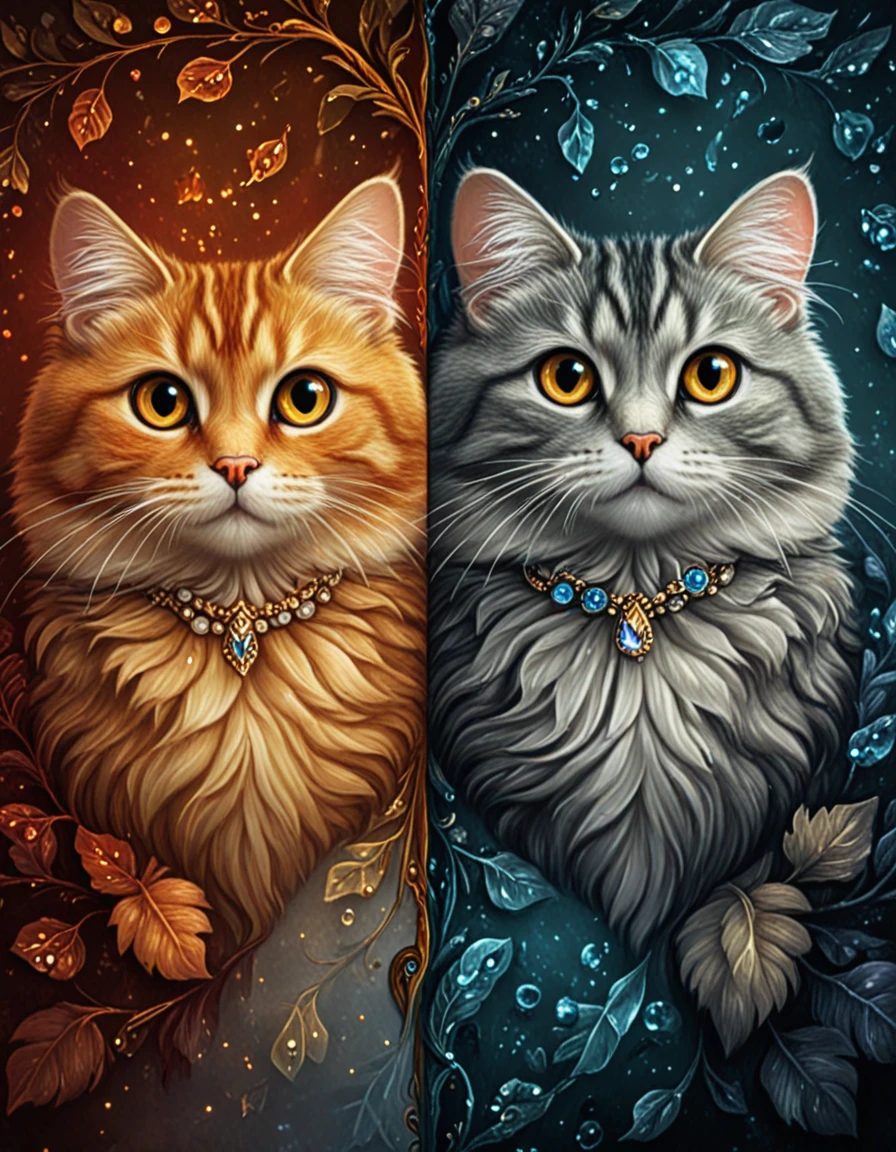 novuschroma69 dual dichotomy cute tabby cats, jewels <lora:novuschroma69 dual:1.45> <lora:sdxl_lightning_8step_lora:1>