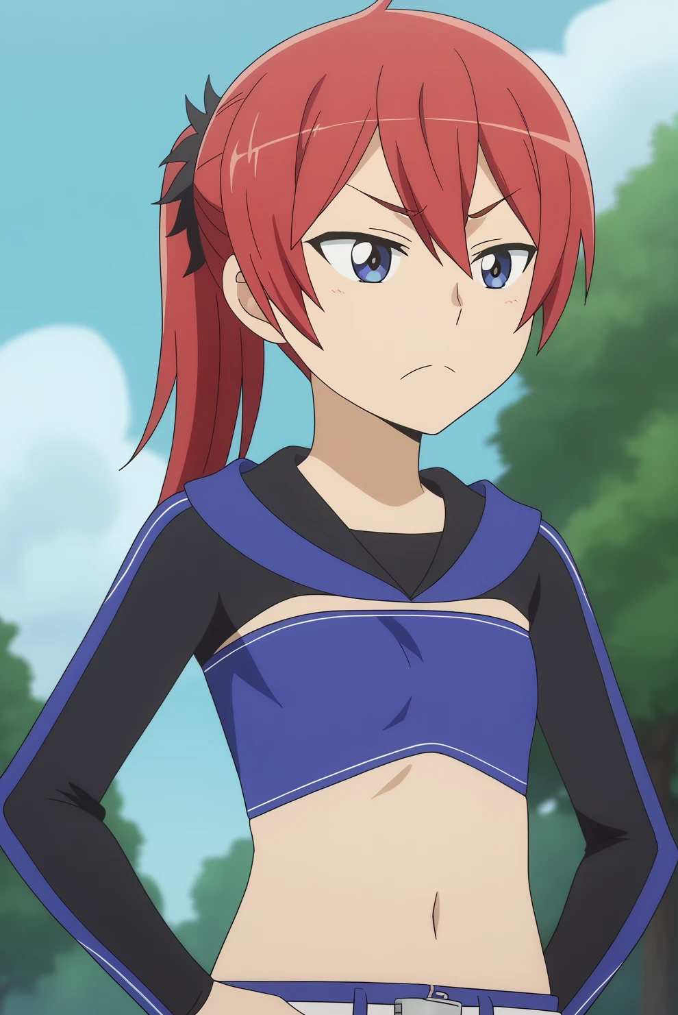 Loki, anime screencap, upper body <lora:Danmachi-Loki-PDXL:0.8>