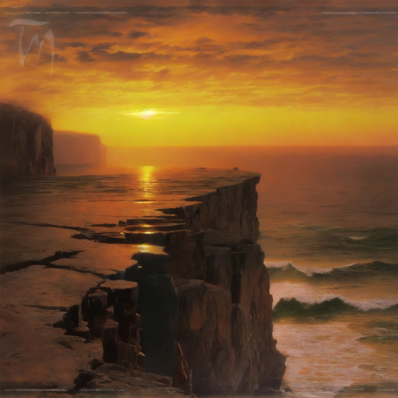 sea, cliff, sunset, <lora:TedNasmithStylelpr:1>, tednasmith, high quality, highres, masterpiece, best quality, 8k, intricate, detailed, <lora:add_detail:0.6>