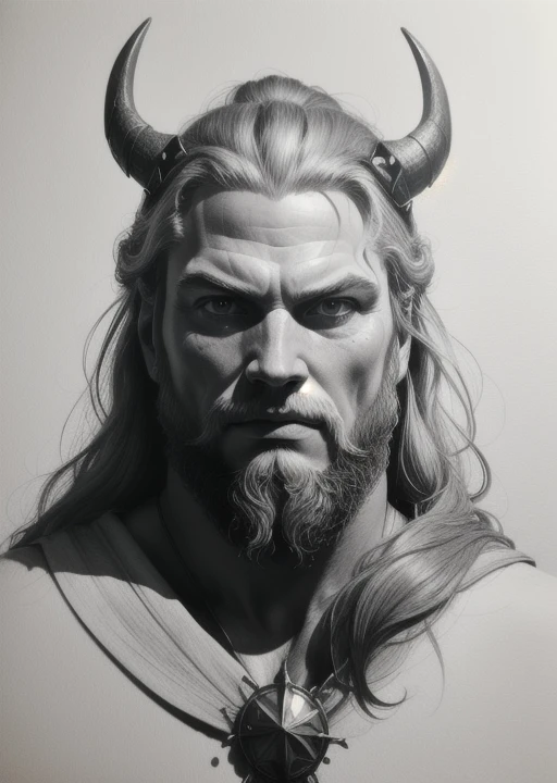 (ttatt:1.2), realism, a man viking, (masterpiece:1.2), (white background:1.2)