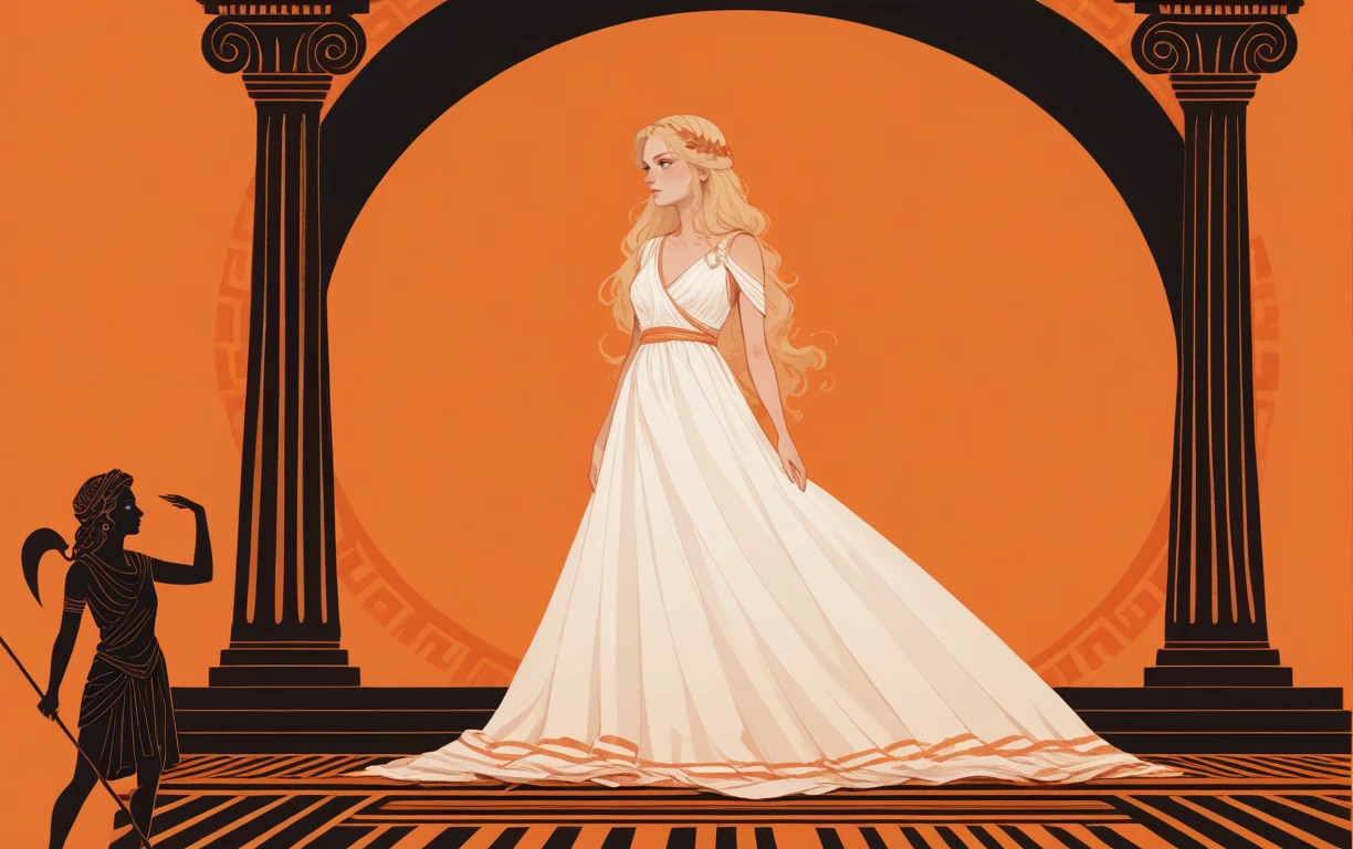 score_9, score_8_up, score_7_up, score_6_up, score_5_up, score_4_up, BREAK,
<lora:GreekPot-000008:1>
gr33k, greek pottery, orange, 1girl, standing, full body, orange theme,long hair, orange background,
blonde hair, blue eyes, beautiful, looking to side,