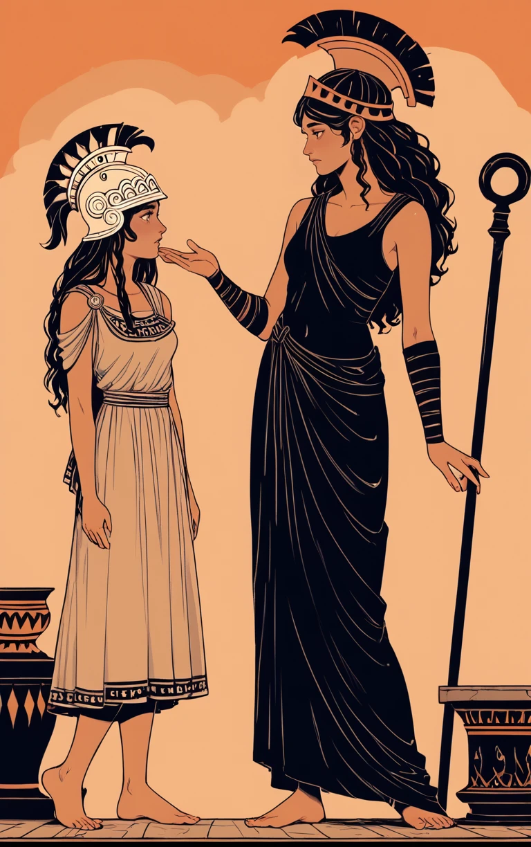 <lora:GreekPot-000008:1>
gr33k, greek pottery, orange, 1girl, standing, helmet, full body, monochrome, orange theme, armor, dress, long hair, orange background, score_9, score_8_up, score_7_up, score_6_up, score_5_up, score_4_up, BREAK, <lora:princess_xl_v2:0.8>