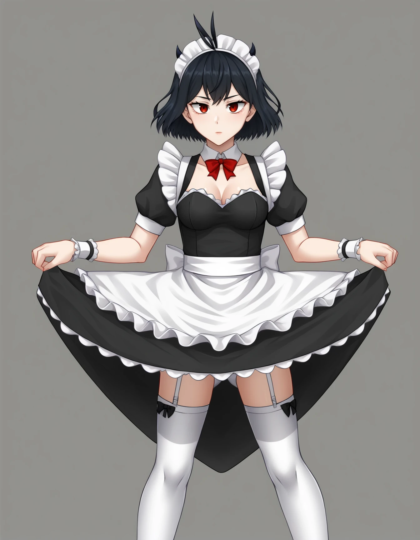 <lora:Secre Swallowtail:1>, secre swallowtail, maid outfit