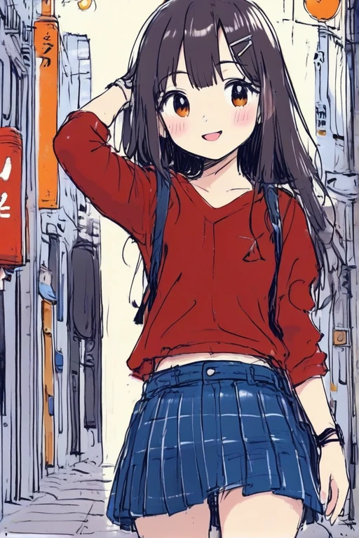 Cute comic style - sketch SDXL 可爱漫画风 卡哇伊 1.0