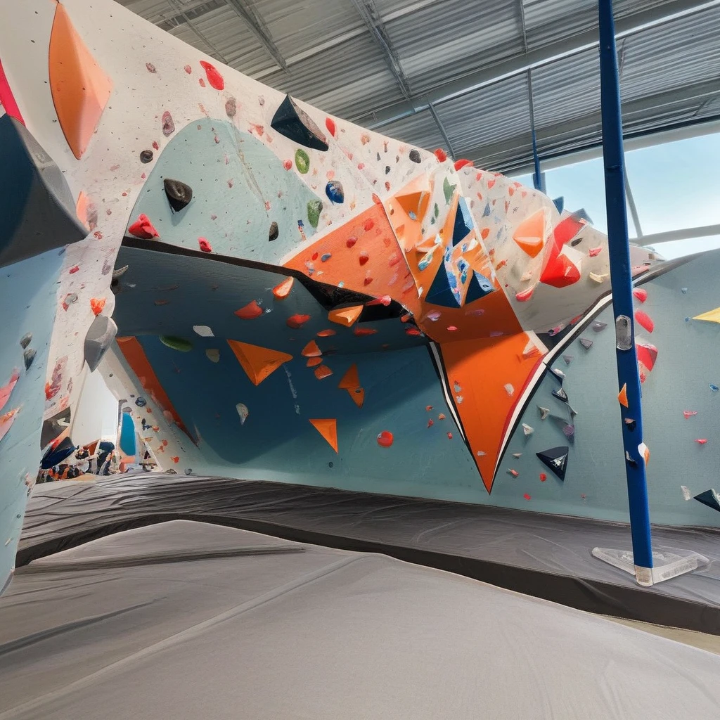 bouldering, climbing gym, indoor