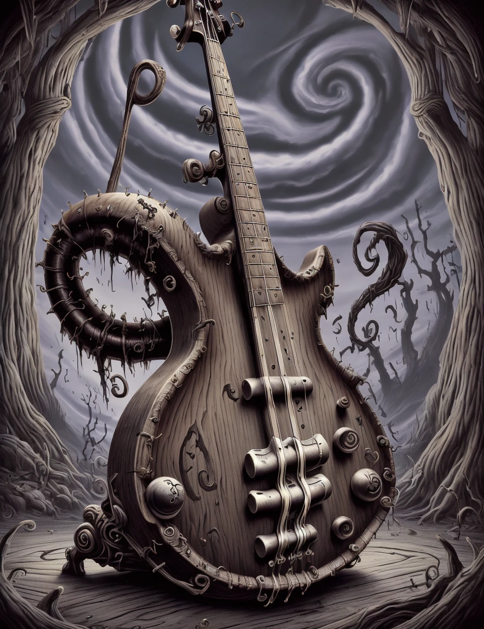 DonM7w1573dW0nd3rl4nd, overature, bass clef,mordent, doom metal, <lora:DonM7w1573dW0nd3rl4nd-000008:0.8>