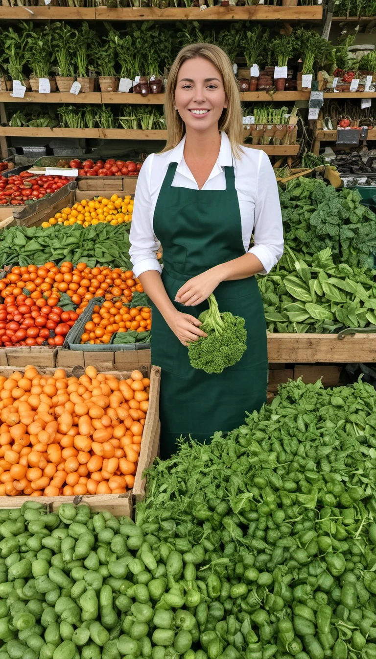 womangreengrocer, <lora:Jessica_Weaver:1>j3ss1c4w34v3r