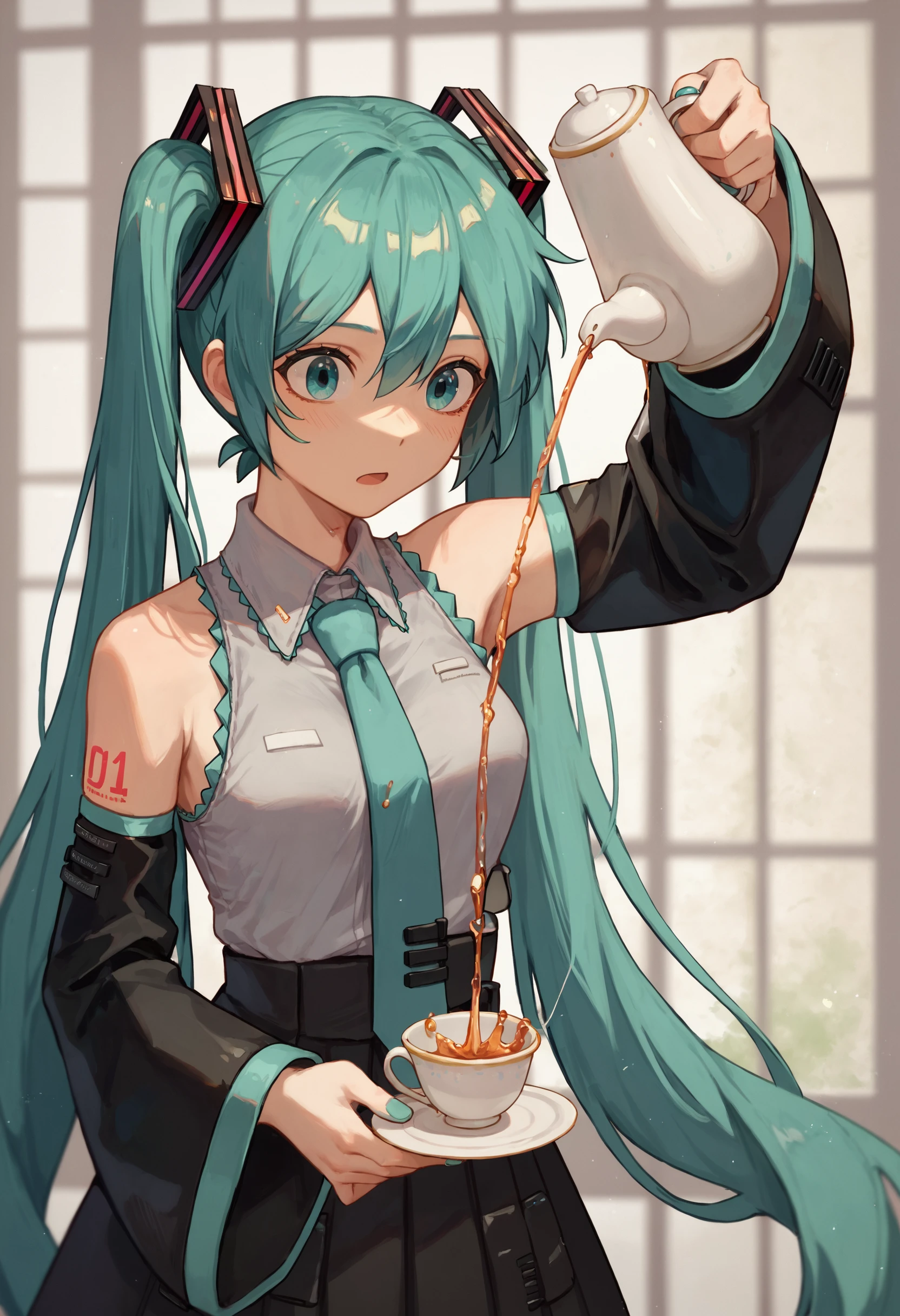 score_9, score_8_up, score_7_up, 1girl, pouring, holding cup, holding teapot, hatsune miku
<lora:holding_teapot_pouring_3_final_d32:1>