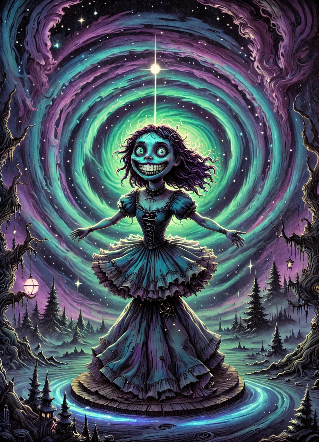 DonM7w1573dW0nd3rl4ndXL celestial navigation, astral, blueshift, aurora <lora:DonM7w1573dW0nd3rl4ndXL:1>