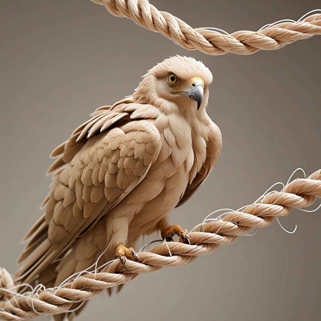 tree, food focus, brown background, grey background, depth of field, animal, wings, wires, scenery, realistic