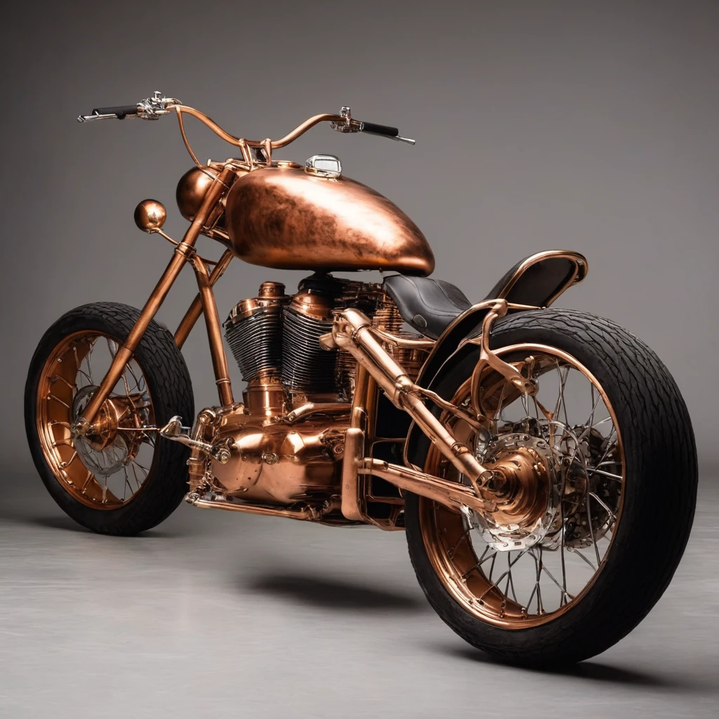 a chopper made entirely of cooper dust