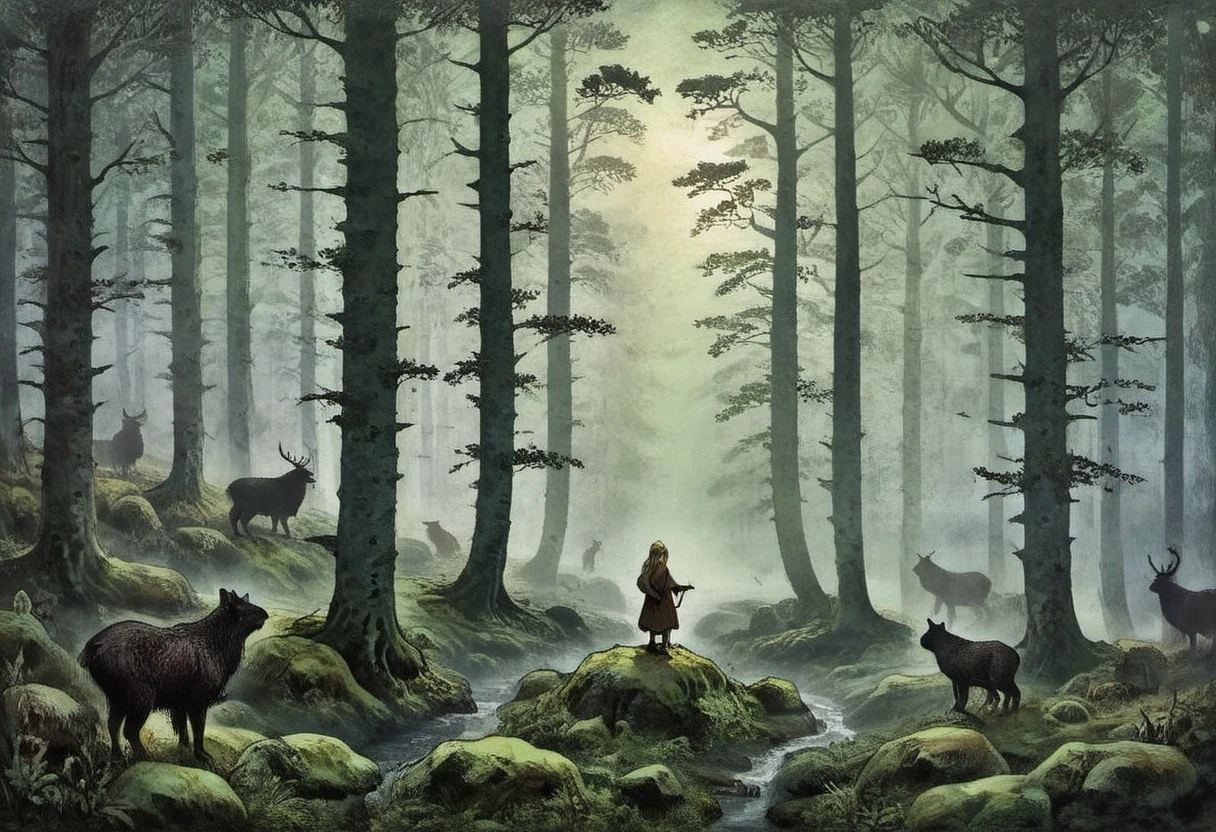 Art style of Ferenc Kapiller (Vvildr) V1