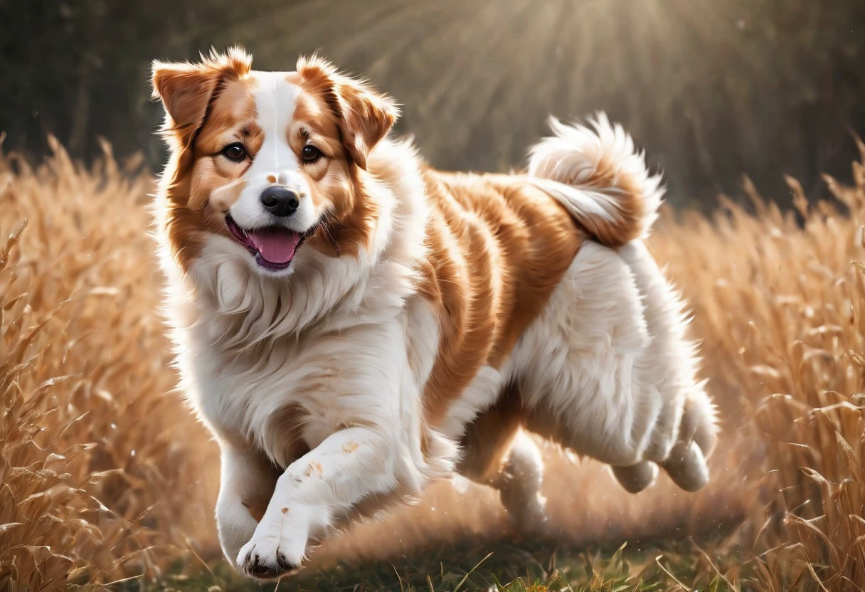 super realistic image ultra quality and super high resolution and sharp focus photorealistic dog style dynamic poses