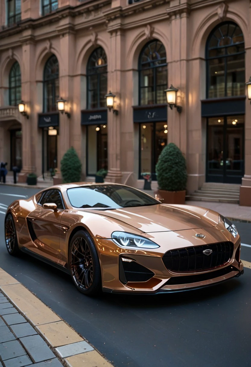 bronze fast car