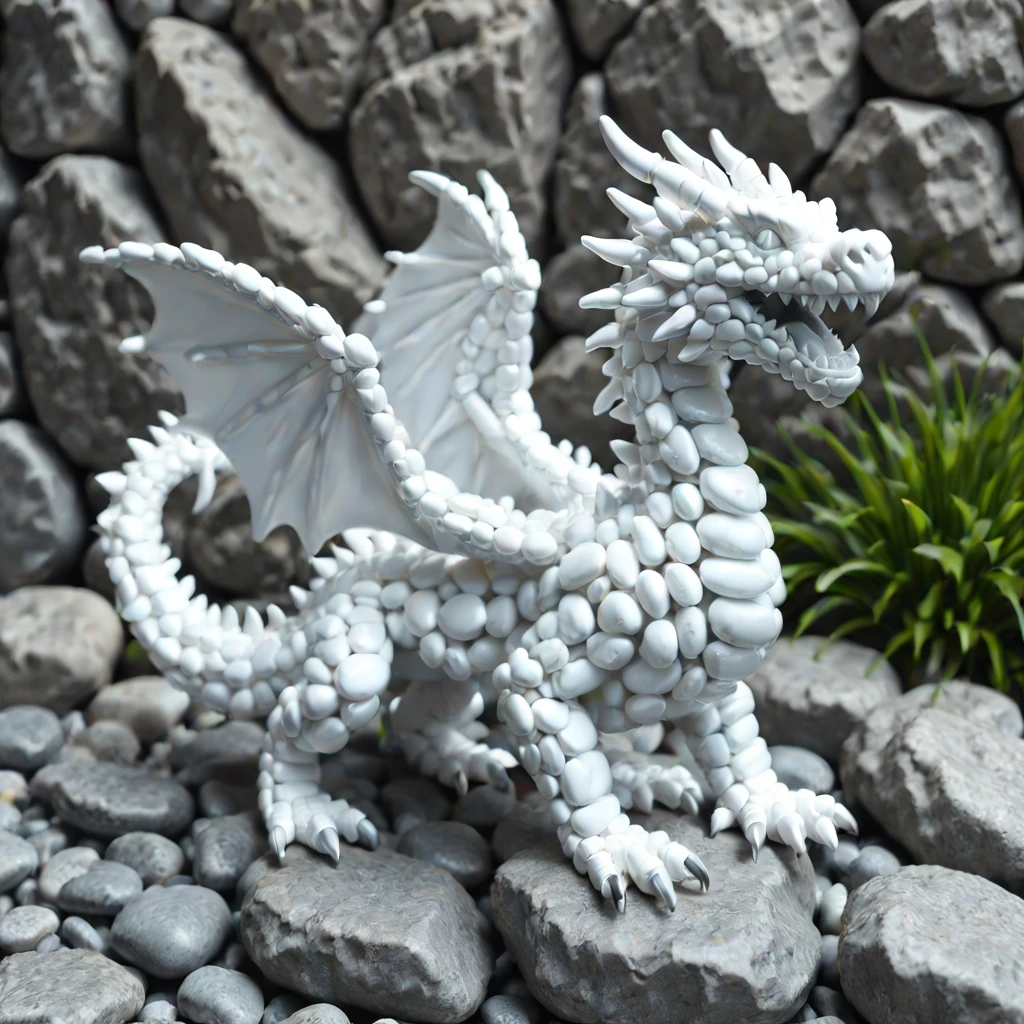 white stones dragon