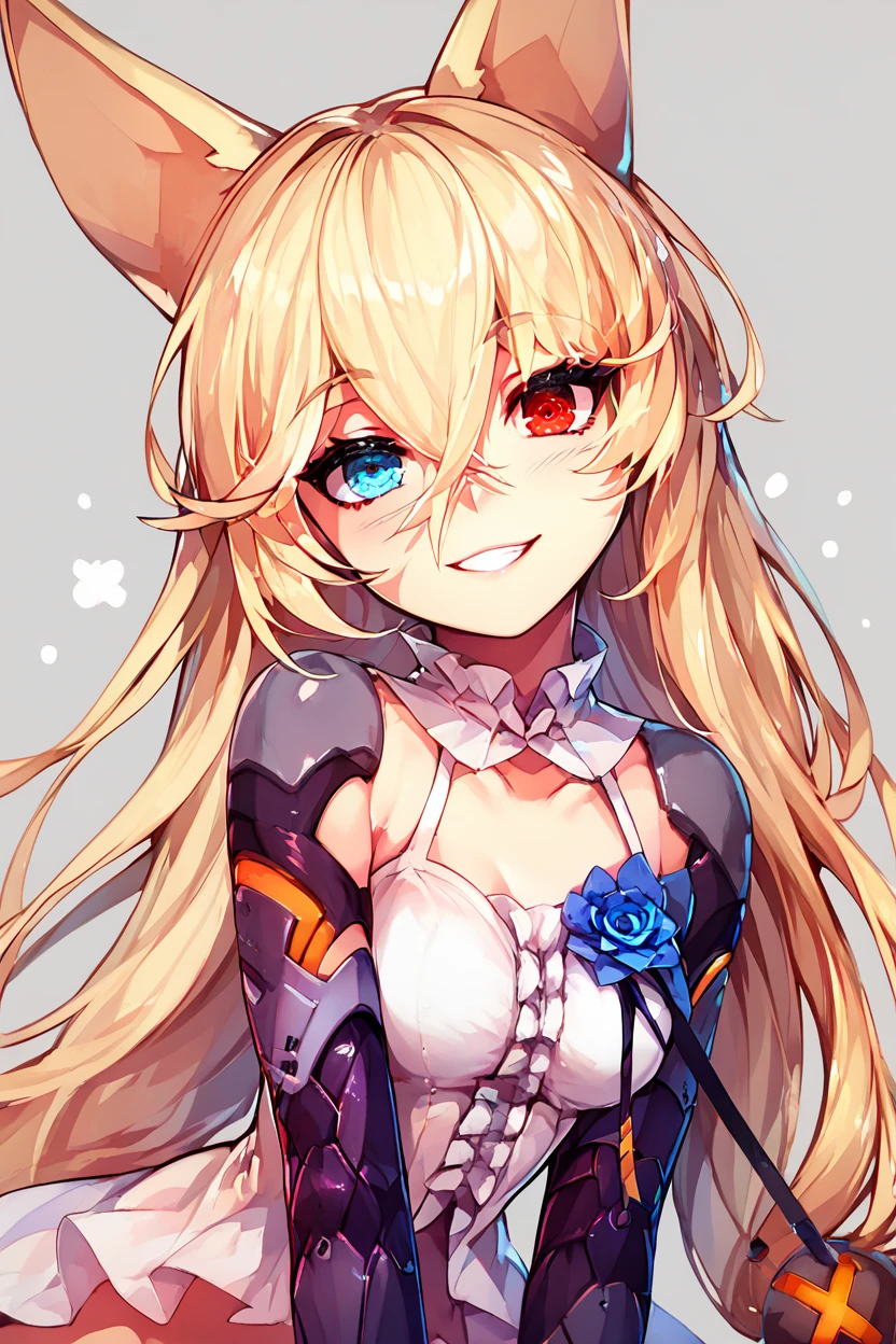 score_9, score_8_up, score_8, medium breasts, (curvy), cute, eyelashes,       BREAK, , G41_Girls_Frontline, heterochromia, red eyes, blue eyes, animal ears, <lora:G41_Girls_Frontline_P1:1.0>, , BREAK, looking at viewer,  smile, waving, upper body, leaning forward, head tilt,  embedding:zPDXL, Expressiveh, <lora:CatalystStylePDXL:0.6>,  <lora:SDXLFaeTastic2400:0.5>,  <lora:Expressive_H-000001:0.4>,