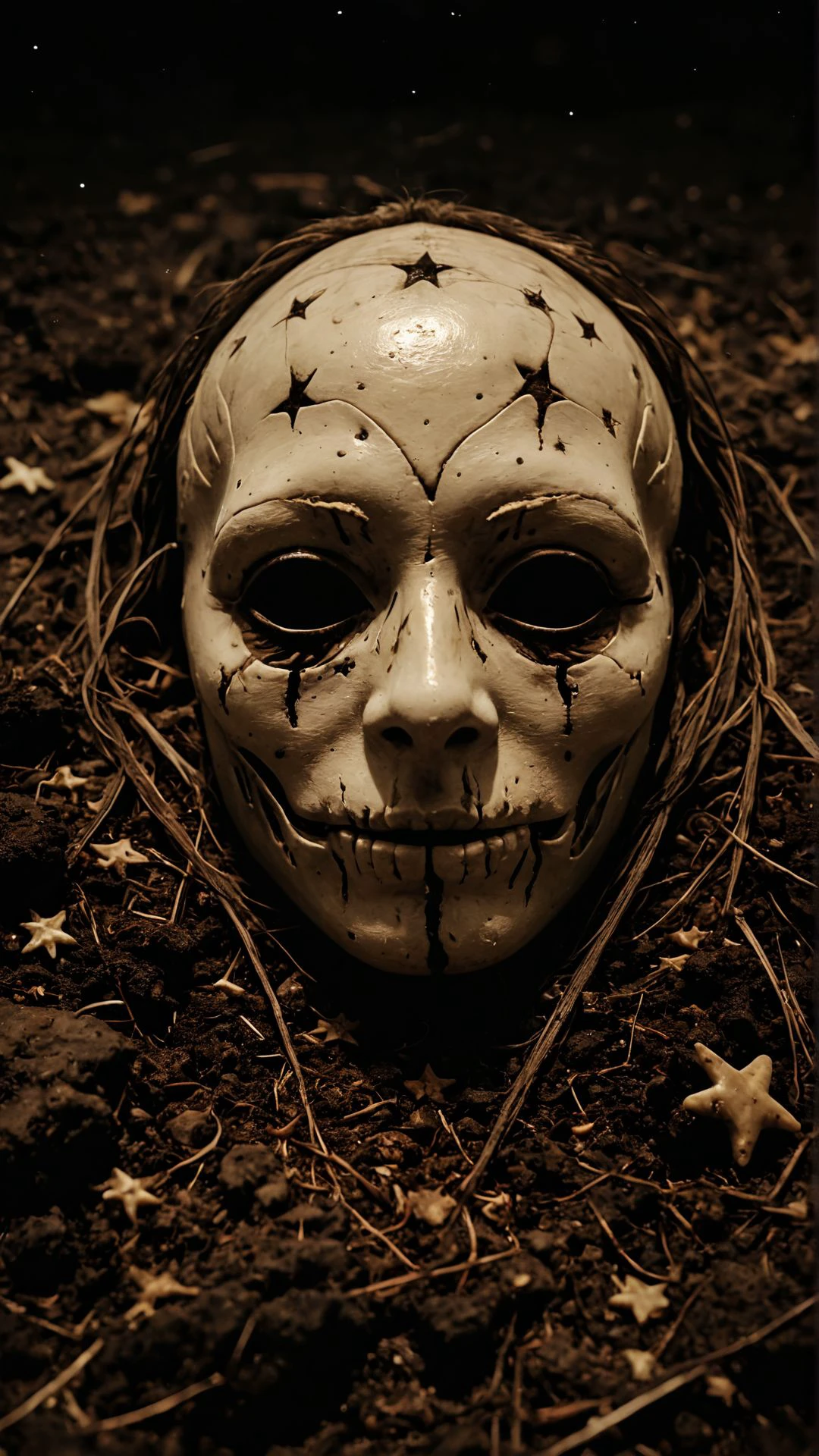 a photograph with a (Crawling Filth, Death Mask, "In the stillness of the night, stars ignite like lanterns, guiding lost souls back to their dreams.", "I'm a slave for you, I cannot hold it, I cannot control it.":1.3) , Shabby, manga art, emotive, <lora:aidma-Image Upgrader-v0.1:0.75> realistic, detailmaximizer, grand illumination, stunning detail, sublime, highly detail