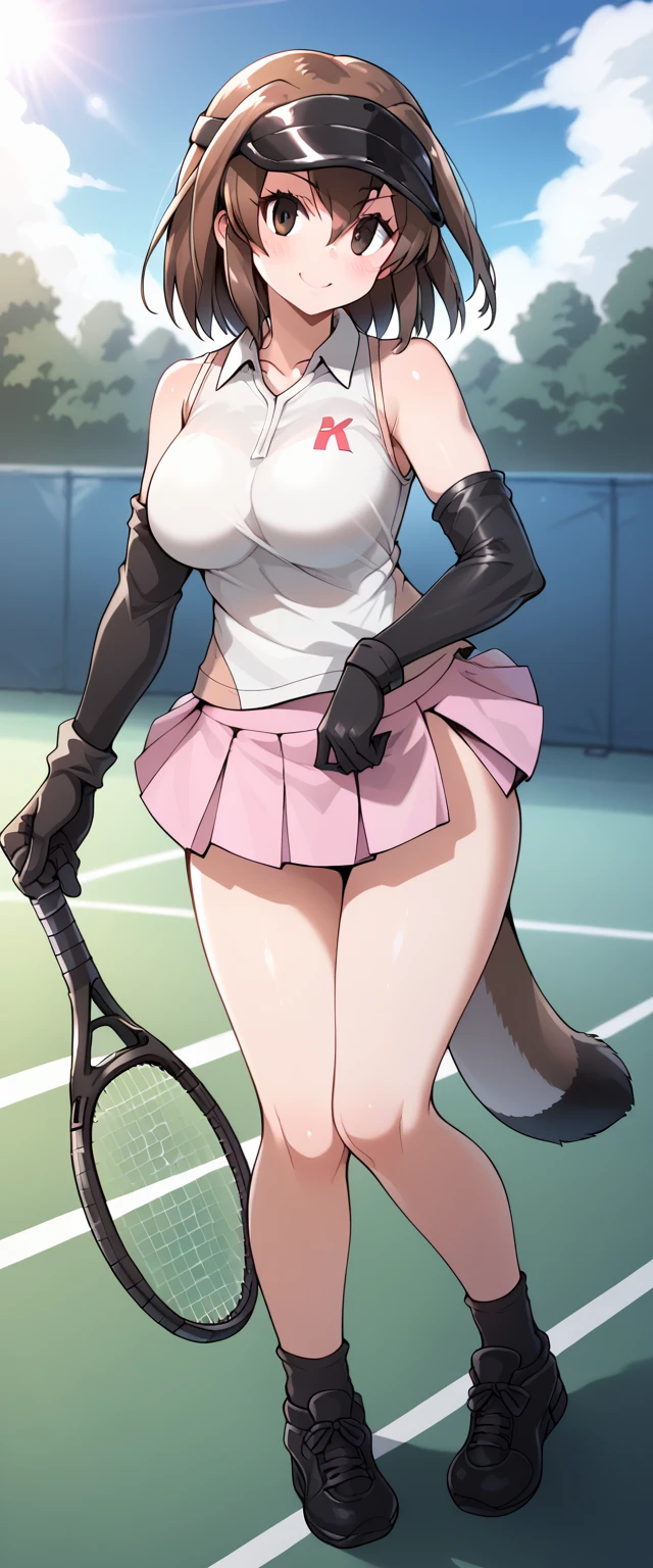 1 girl, alone, lady nagant, (masterpiece, best quality, ultra detailed, beautiful illustration), atmospheric perspective, depth of field, dynamic pose, curvy body, looking at viewer, (beautiful detailed eyes), detailed eyes, ( cowboy shot), sexy body, (indoor, night), 1 girl, neutral expression, mature woman, (huge breasts, medium waist, wide hips, medium thighs, round butt), Nagant, purple hair, purple eyes, multicolored hair , short hair, highlighted hair, pink hair, medium hair, bicolor hair,((dark purple Playboy bunny outfit:1.4)), ((black headband:1.3)),((black bunny ears:1.2)), sleeveless, ((wristbands)), bare back, (hands on waist: 1.2)), slight blush, (standing_), (black pantyhose: 1.2), thighs, bright pupils, white pupils, bangs, looking.towards forward, ((focus on breasts)), pov(from above), (inside a casino:1.5, leaning on a pool table:1.5, casino view:1.5, casino lights:1.5), perfect hands, perfect anatomy,