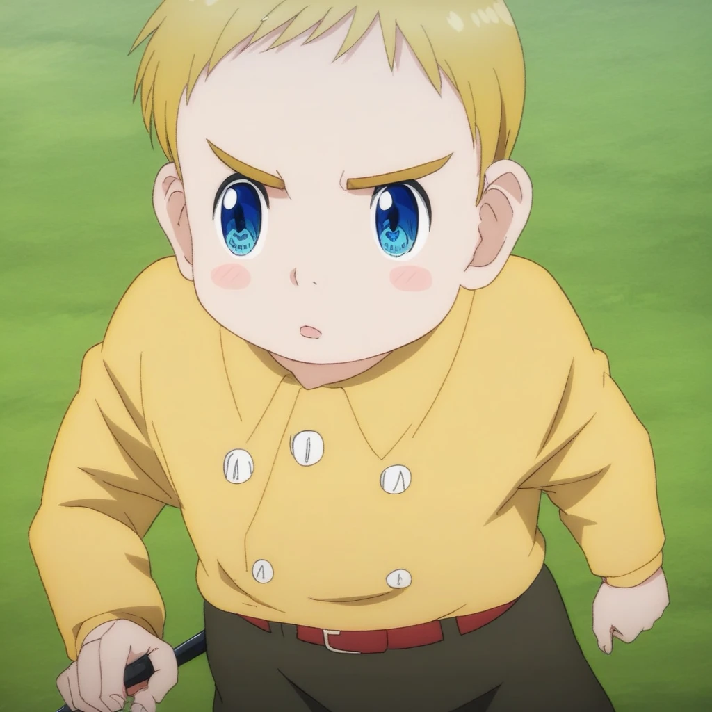 Golf,Anime,RisingImpact,Gawain,blond hair, blue eyes