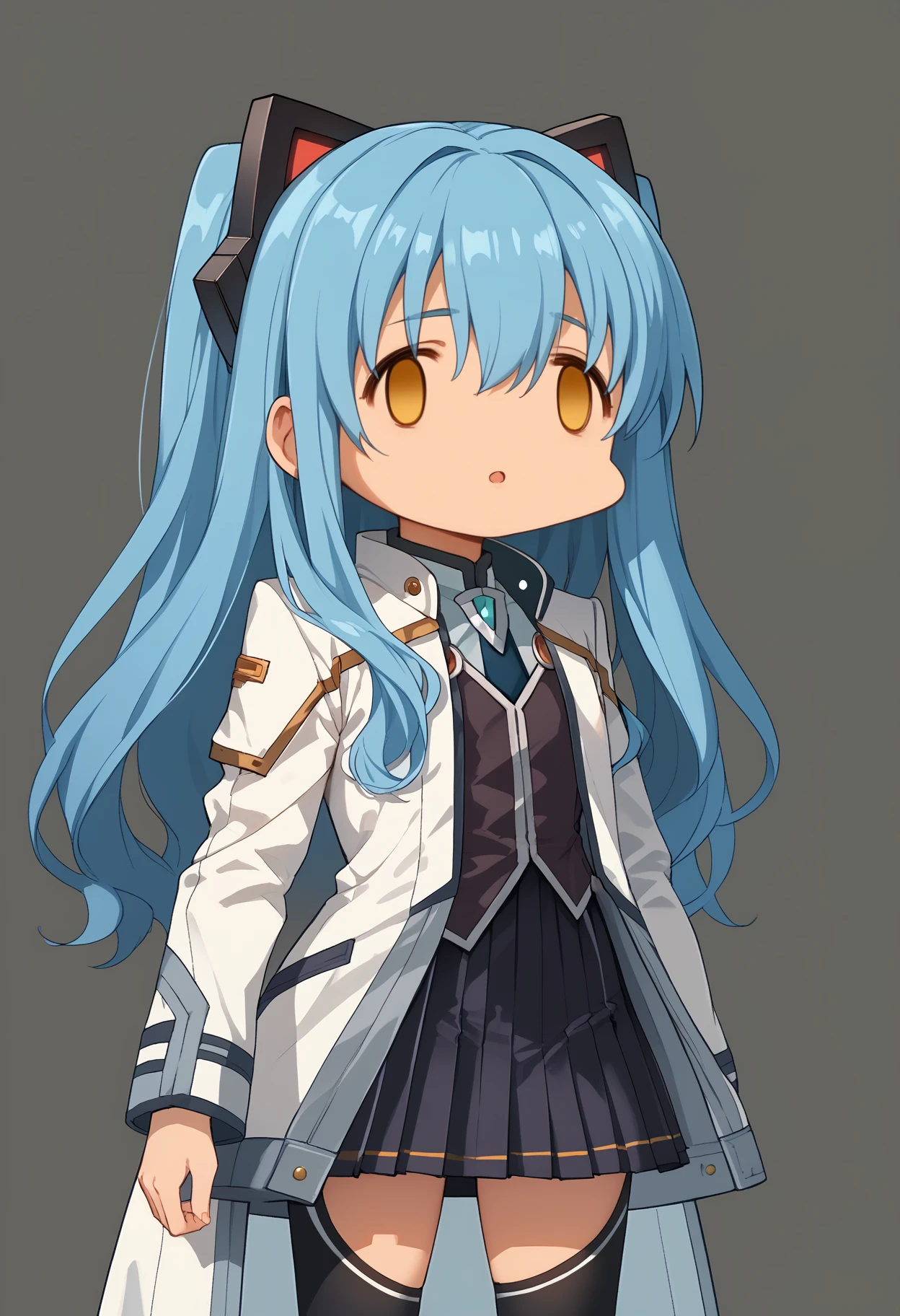 score_9, score_7_up, solo, tioplato, long hair, blue hair, yellow eyes, fake animal ears, tiocs, white jacket, pleated skirt, thighhighs, facefx, empty eyes, open mouth, chibi, meme,
<segment:yolo-AnzhcFaceseg640v2y8n.pt,0.3,0.3>