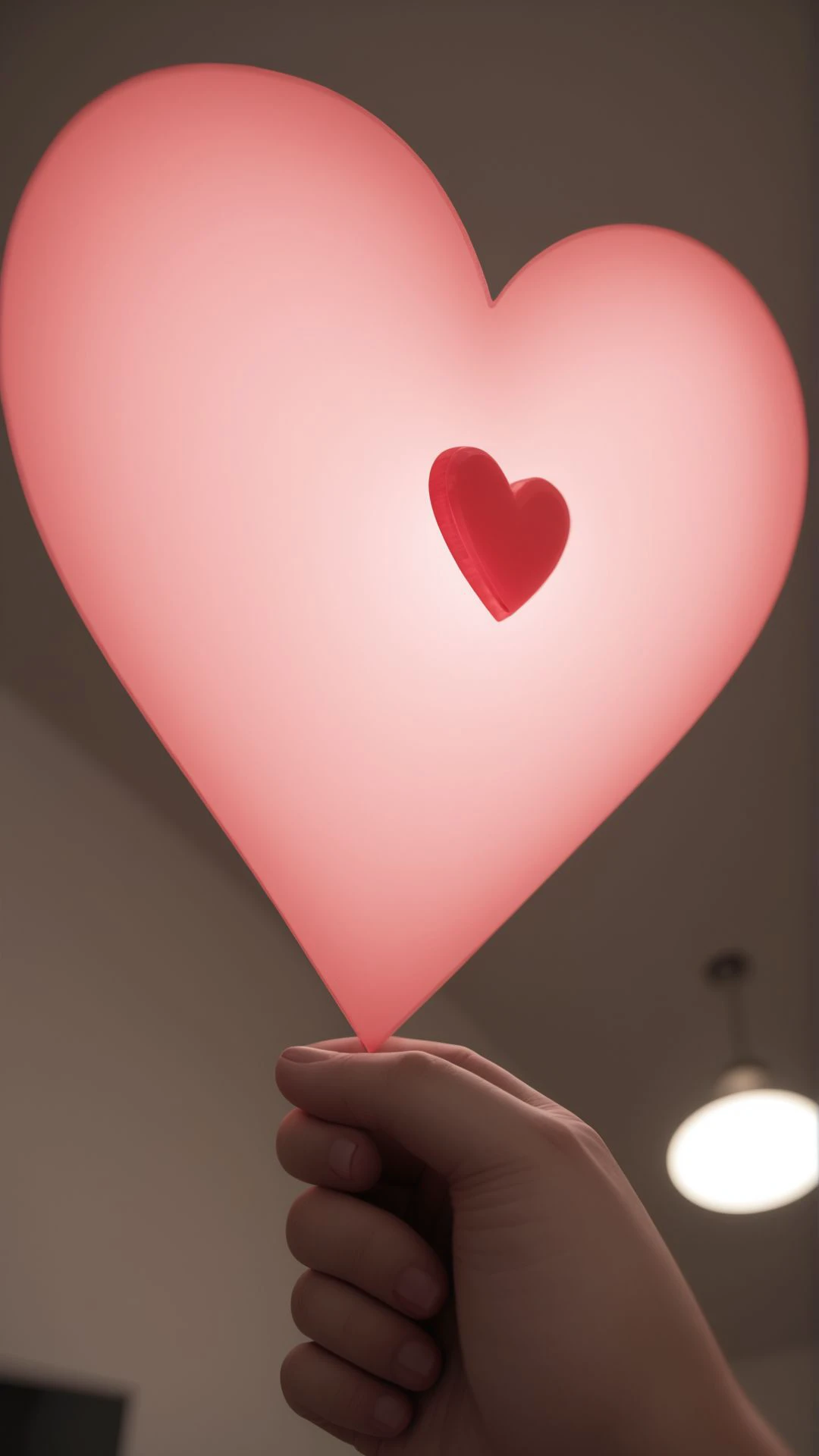 score_9, score_8_up, score_7_up, zPDXLrl,
the image presents a vibrant scene of a room filled with light pink hearts. these hearts, each glowing softly from within, are scattered throughout the space, creating an atmosphere of joy and celebration. the room itself is dimly lit, with only a few hints of yellow light illuminating the background. this contrast between the bright hearts and the subdued surroundings adds depth to the image. the perspective of the photo suggests it was taken from a slightly elevated angle, giving us a comprehensive view of the room's layout. however, due to the angle, there is some distortion visible in the image, particularly on the right side where objects appear smaller than they actually are. despite this, the overall effect is one of warmth and happiness. the style of the photo is artistic and dreamy, capturing the essence of a magical moment frozen in time. the use of light pink hearts as the primary focus draws our attention to their glow, creating an emotional response that complements the serene atmosphere of the room. the image does not contain any discernible text or countable objects, and there are no explicit actions taking place. in summary, this image captures a moment of tranquility and joy in a dimly lit room filled with light pink hearts, viewed from a slightly elevated perspective with some distortion on the right side. it is an artistic representation that conveys a sense of warmth and celebration through its use of color and light.