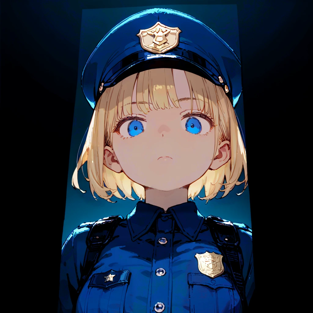 score_9, score_8_up, score_7_up, score_6_up,from below,perspective
(peek through the door:1.2),police girl,police cap,blonde,short hair,blue eyes,(expressionless:1),jitome,close-up,upper body,(looking down:1.1),black background,door,moonlight,shadow
(dark background:1.8),<lora:Dark_room:1>,<lora:Fixhands_anime_bdsqlsz_V1:1>