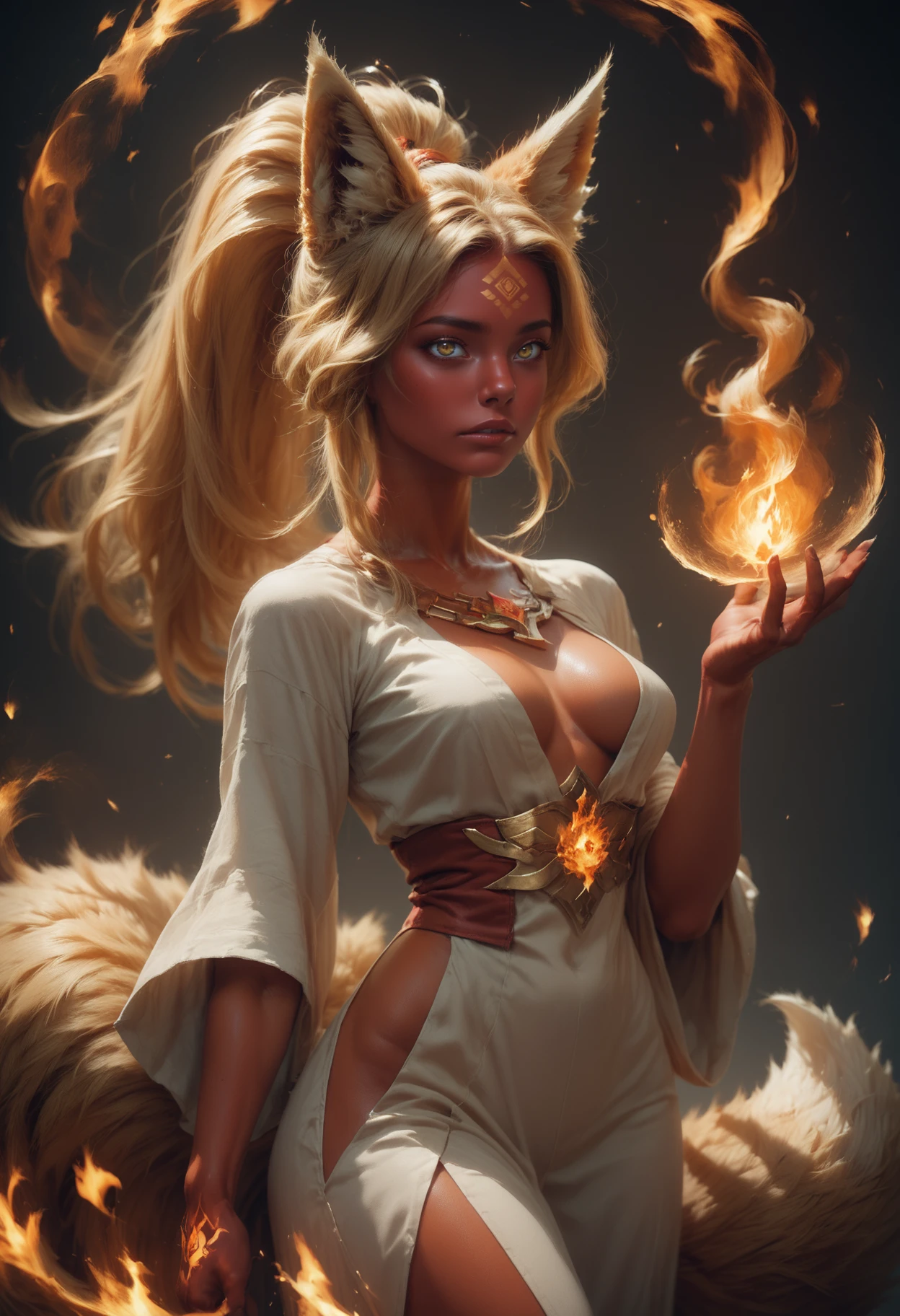 Dolleij05 - Flareon inspired Dolleij FLAREON foxlady