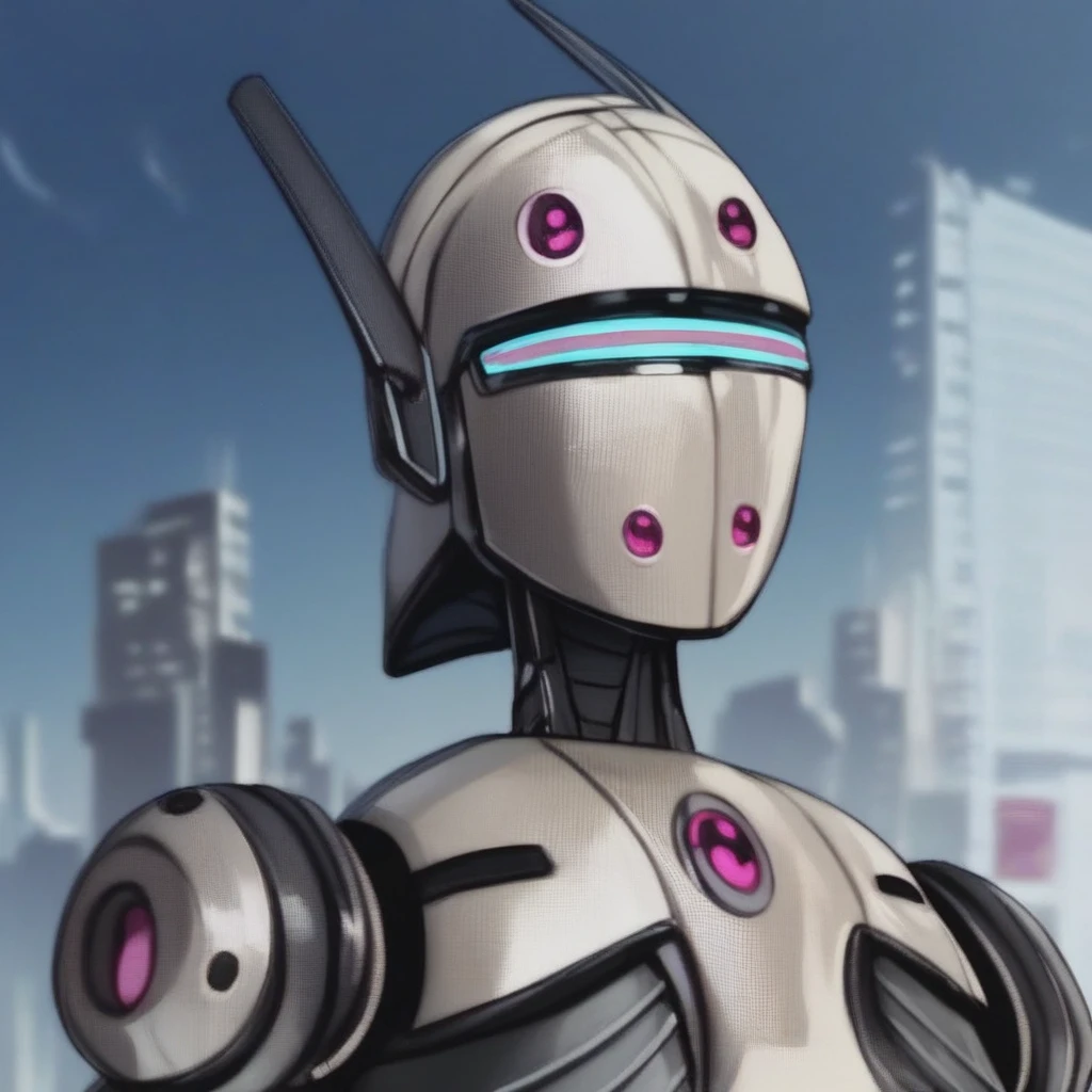 (Xagentx:1.0),( score_9, score_8_up, score_7_up:1.0),robot portrait, in futuristic city