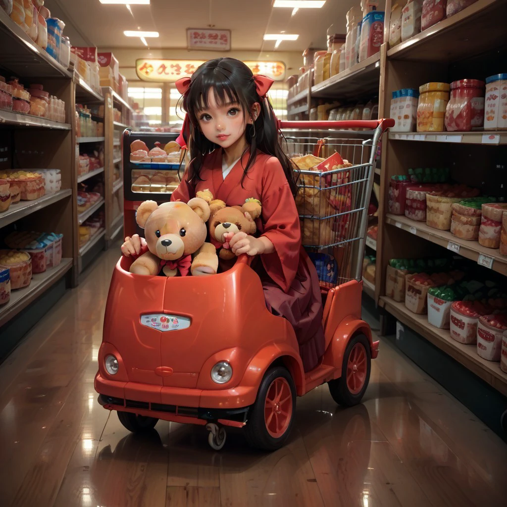 score_9, score_8_up, score_7_up, score_6_up, score_5_up, score_4_up,  Grocery_store_car_cart,
japanese, pushing  car cart, teddy bear siting in cart
cute teddy bear with doll, hakama, kusazuri, 