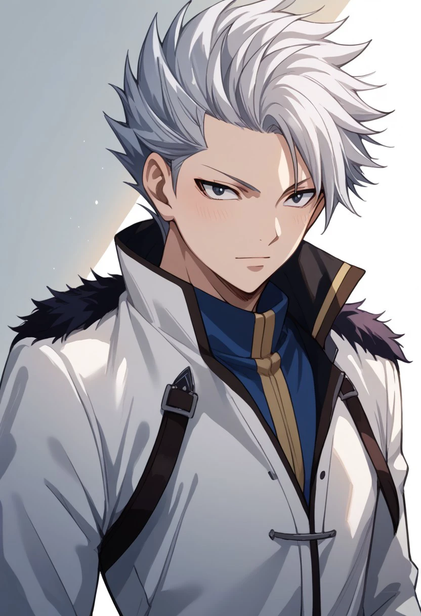 score_9, score_8_up, score_7_up, source_anime, rating_safe, LeonFT, grey Leon hair, 1boy, male focus,