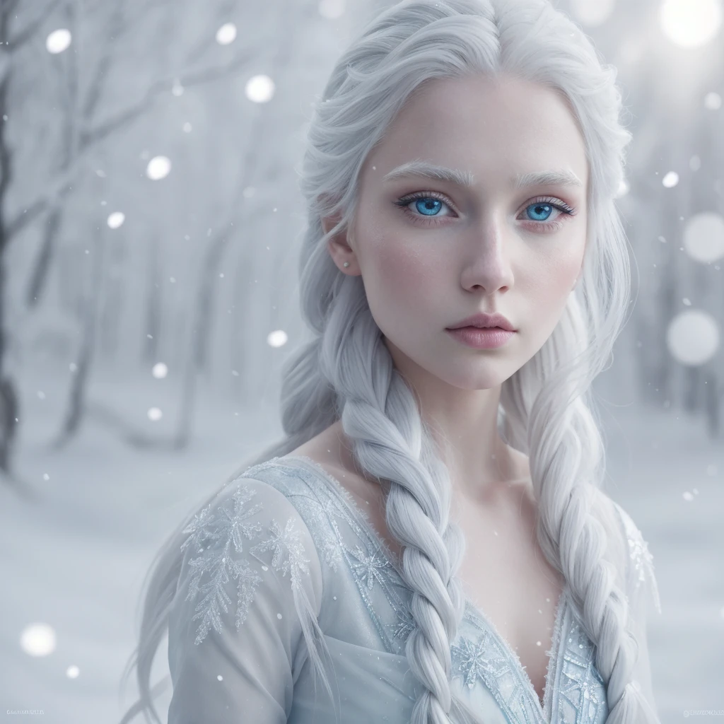 UHD, 4k, ultra detailed, cinematic, a photograph of  <lora:skin tone style SD1.5:1>
A cinematic white ice cold skin tone shot of a woman with blue eyes and a white dress, movie themed style, sharp, detailed, epic cinematic photorealism style, artistic creative style, dramatic cinematic light style, cinematic color style, skin tone style, white ice cold skin tone style, snow queen style, 1girl, solo, long hair, blue eyes, blue hair, white hair, lips, eyelashes, colored skin, portrait, blue theme, realistic, blue skin, snowflakes, elsa (frozen), looking at viewer
, epic, beautiful lighting, inpsiring