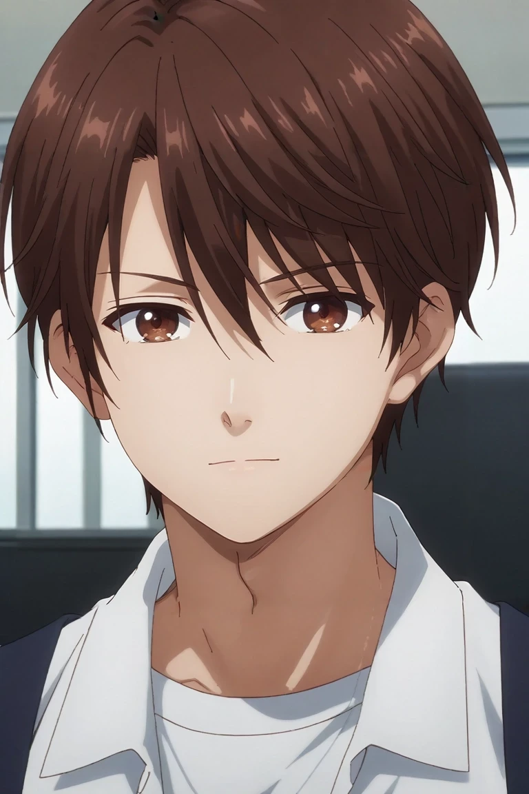 score_9, score_8_up, score_7_up, source_anime, rating_safe, , anime screencap, anime coloring, , looking at viewer, , 1boy, solo, male focus, <lora:yuuta_kadowaki_pony:0.74>, yuuta_kadowaki, brown hair, brown eyes, short hair, bangs, hair between eyes, , , <lora:sdxl_lightning_8step_lora:1>