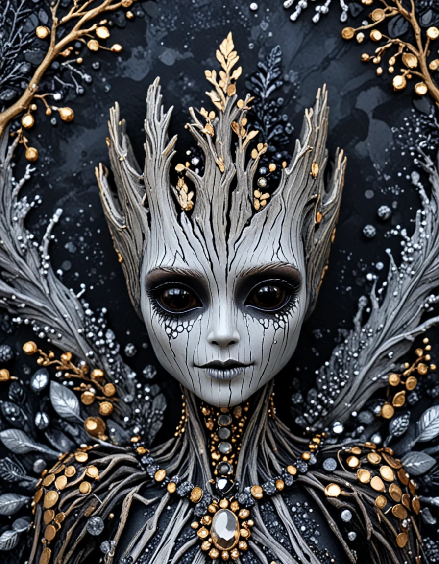 novuschroma63 style groot  , made of silver and gold jewels <lora:sdxl_lightning_8step_lora:1> <lora:novuschroma63 style:1>