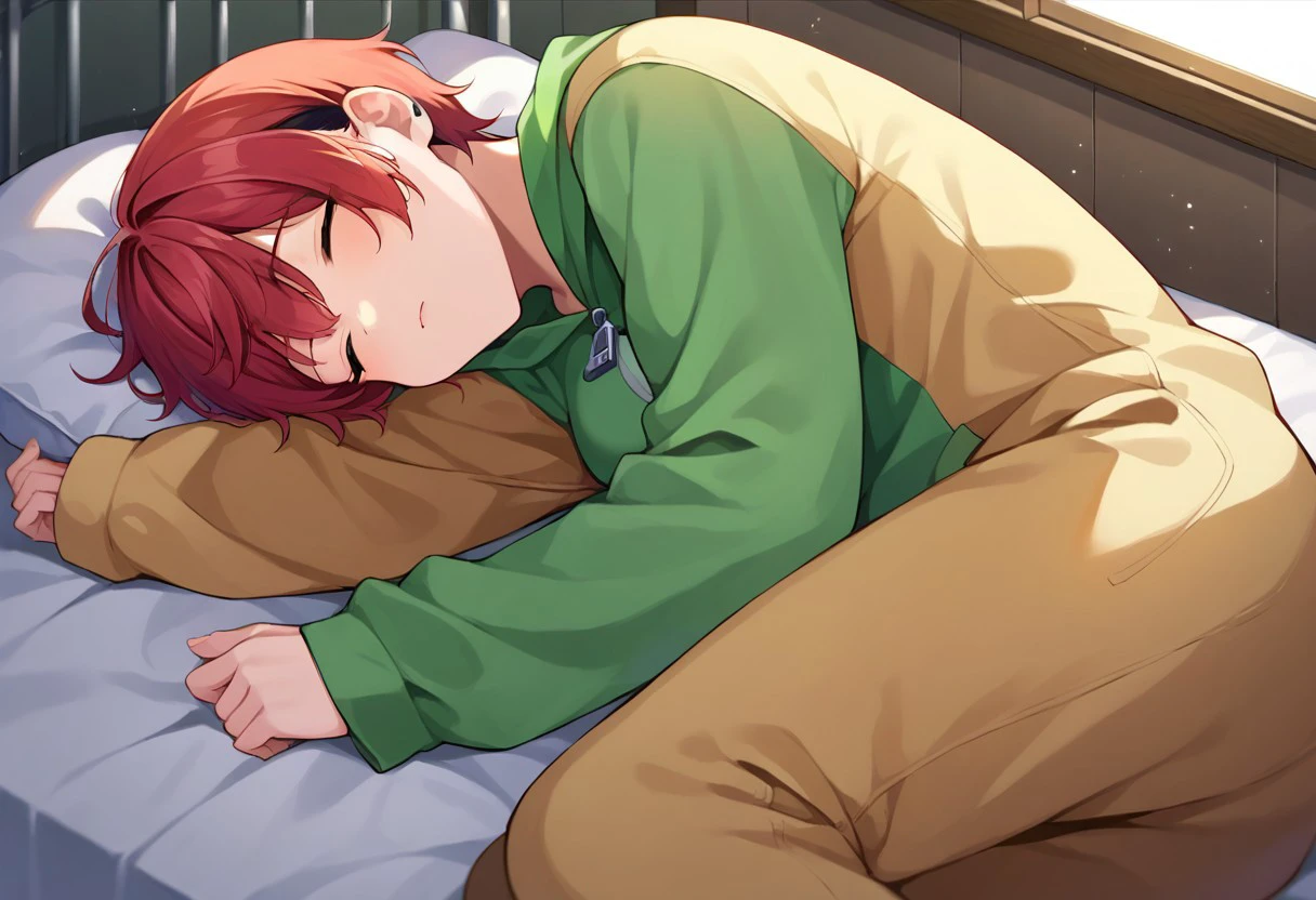 score_9, score_8, score_7, source_anime, onesie, anesie, sleeping