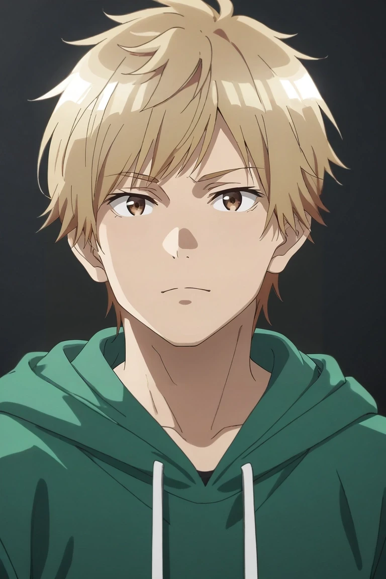 score_9, score_8_up, score_7_up, source_anime, rating_safe, , (realistic:0.6), , , 1boy, solo, male focus, <lora:shuuji_nakamura_pony:0.78>, shuuji_nakamura, blonde hair, brown eyes, short hair, , sweatshirt, snapback, <lora:sdxl_lightning_8step_lora:1>