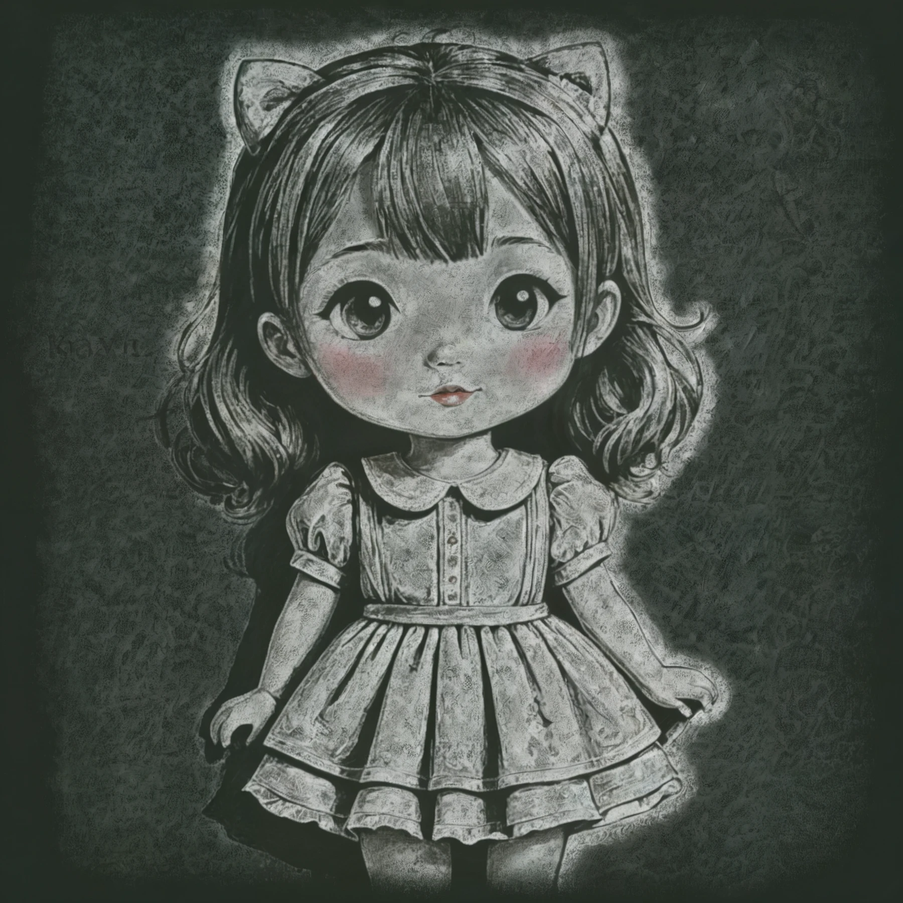 A cute kawii girl.

Chalkboard drawing.

<lora:Chalkboard01-03_CE_SDXL_64:1>